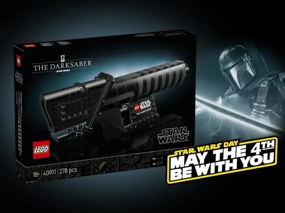Featured Image - LEGO 40917 Darksaber: l'omaggio Star Wars del May the 4th che non puoi perdere