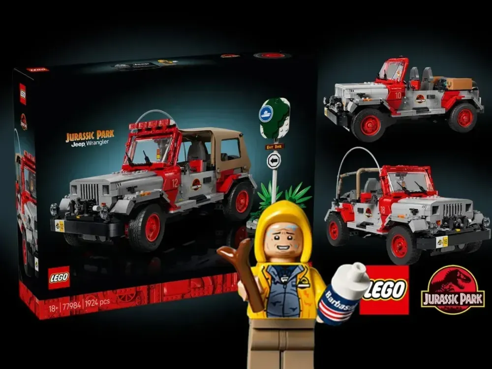 LEGO Jurassic Park Jeep Wrangler (77984): Filmauto als 4-in ...